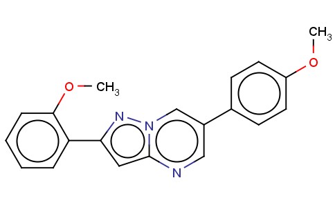 2-(2-METHOXYPHENYL)-6-(4-METHOXYPHENYL)PYRAZOLO[1,5-A]PYRIMIDINE